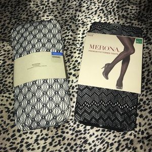 New Merona Medium/Tall textured tights